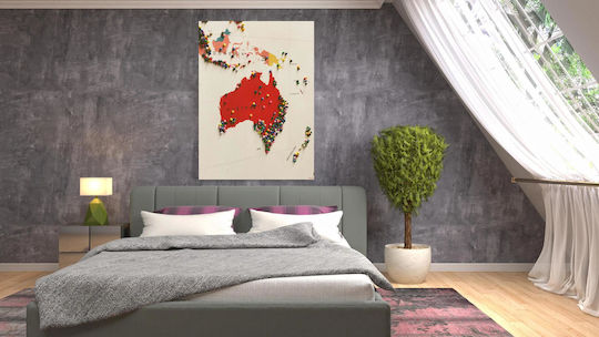 Map With Pins Χάρτης Με Καρφίτσες 1 Map With Pins Χάρτης Με Καρφίτσες 1
