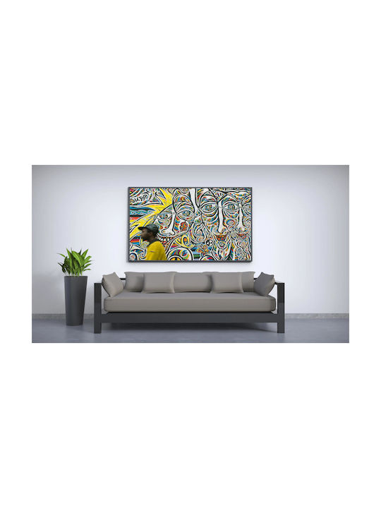 Πίνακας Colorful Abstract Street Art Πολύχρωμη Αφηρημένη Τέχνη Του Δρόμου 80x50