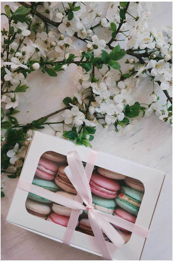 Painting Gift Box Macarons Flowers 80x120