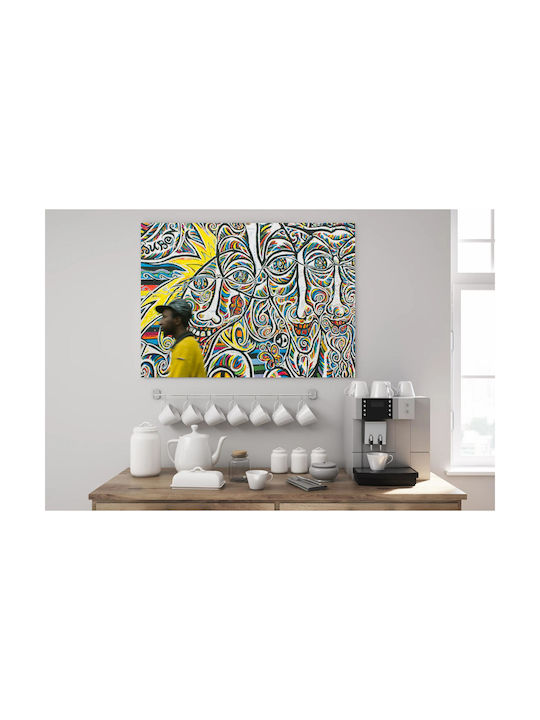 Πίνακας Colorful Abstract Street Art Πολύχρωμη Αφηρημένη Τέχνη Του Δρόμου 65x40