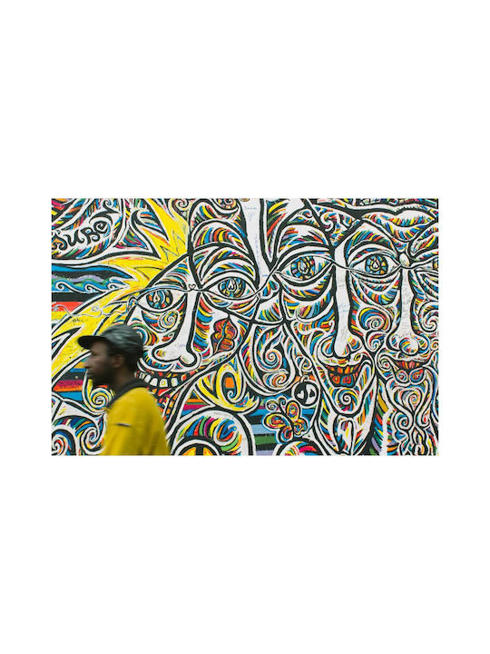 Πίνακας Colorful Abstract Street Art Πολύχρωμη Αφηρημένη Τέχνη Του Δρόμου 65x40