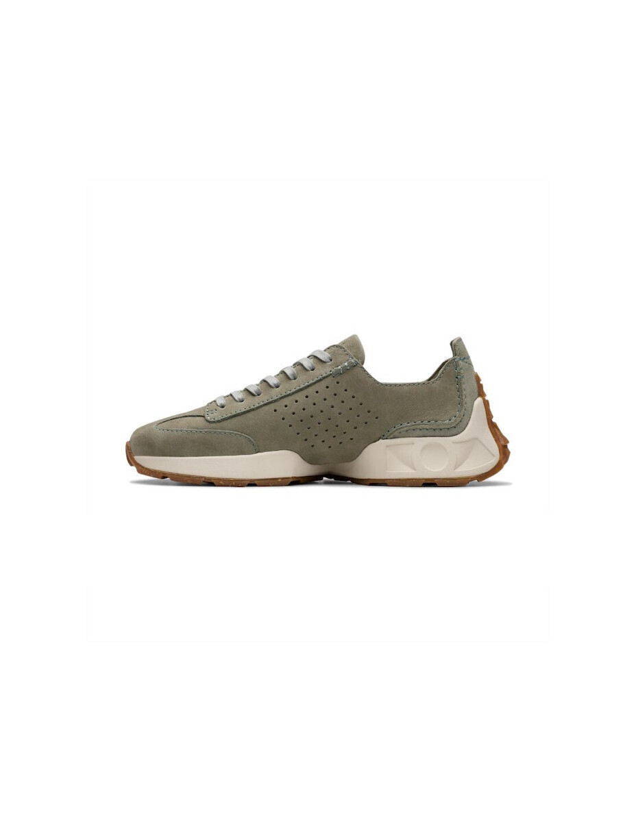 Clarks Speed Adidași Pentru Femei Light Green Nubuck 26181291