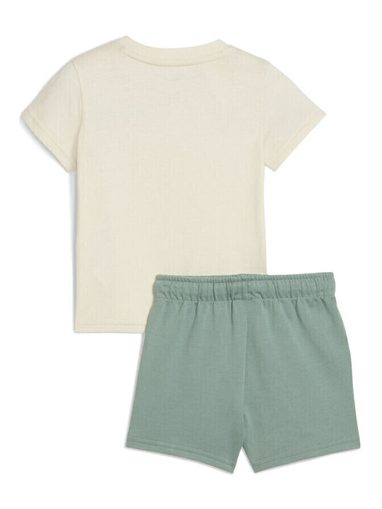 PUMA Kids Set With Beige Shorts 2 Pieces