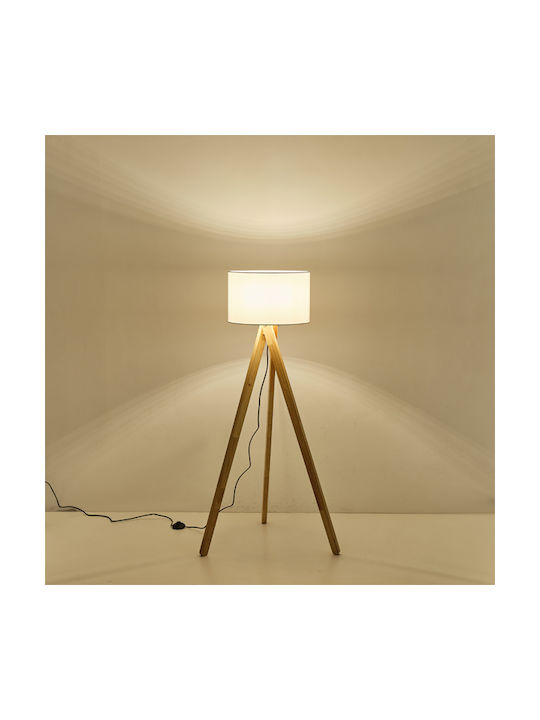 Eurolamp Madera Φωτιστικό Δαπέδου Υ145εκ. Λευκό Eurolamp Madera Φωτιστικό Δαπέδου Υ145εκ. Λευκό