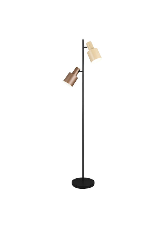 Trio Lighting Agudo Floor Lamp H161xW48cm. with Socket for Bulb E27 Multicolour