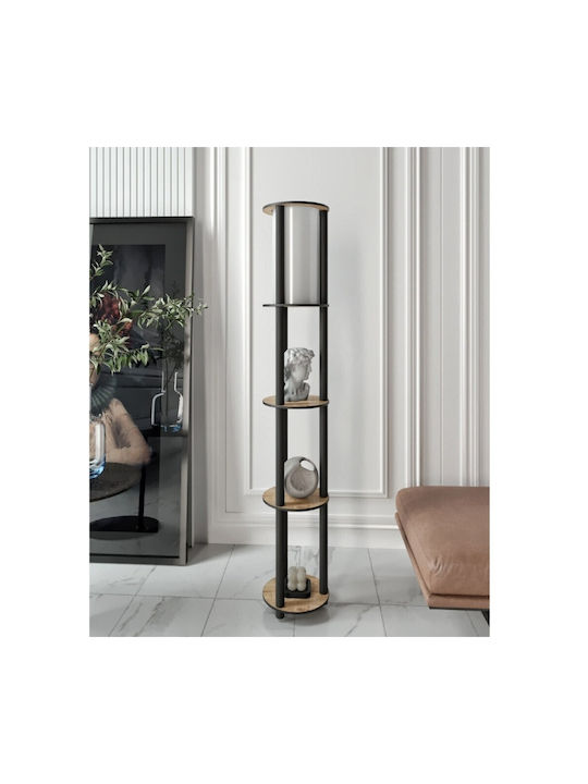 Opviq Floor Lamp H150xW25cm. with Socket for Bulb E27 Beige