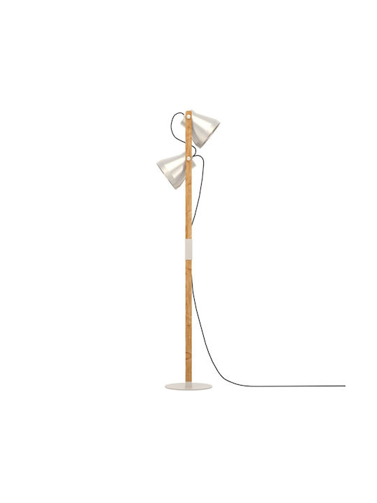 Eglo Cawton Floor Lamp H134.5xW29cm. with Socket for Bulb E27 Brown