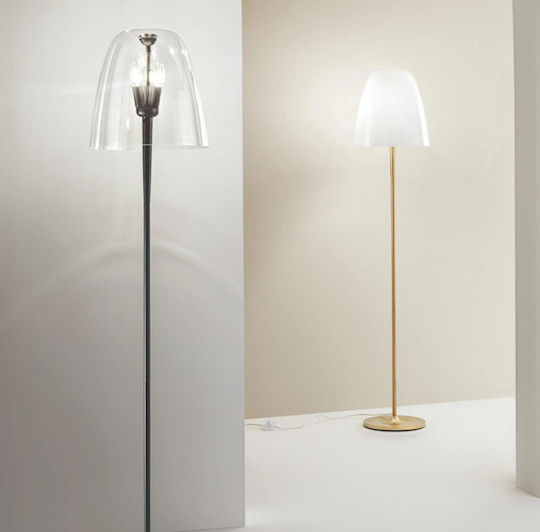 Fan Europe Ares Floor Lamp Height 159.5x35cm with Lamp Bulb Base E14 Black