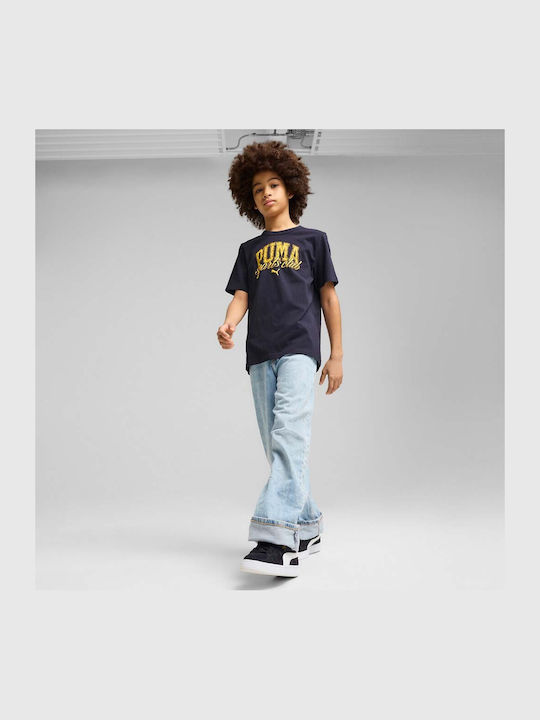 Kids' T-shirt Dark Blue Graphic