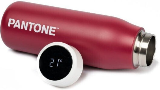 Pantone Μπουκάλι Θερμός Ανοξείδωτο 500ml Dark Pink