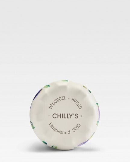 Chilly's Emma Bridgewater Μπουκάλι Θερμός Ανοξείδωτο BPA Free 500ml Blue Iris