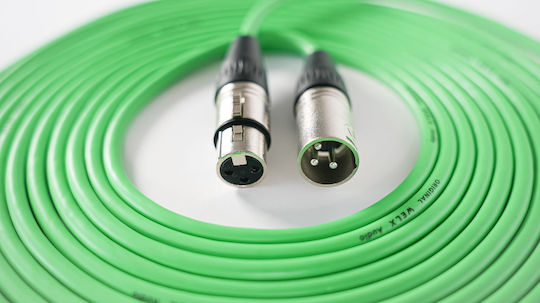 Welx CC Balanced Cable XLR male - XLR female Πράσινο 6m (WELX-CC-SERIE-6M)