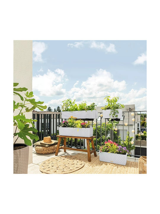 Lechuza Balconera Cottage Ζαρντινιέρα Πλαστική Λευκή Lechuza Balconera Cottage Ζαρντινιέρα Πλαστική Λευκή