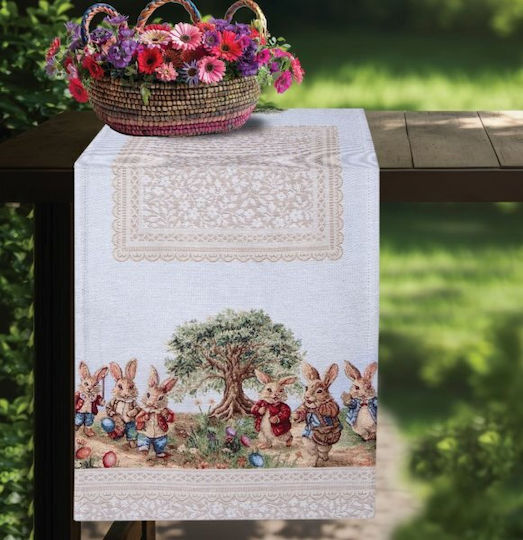 Easter Runner 45x140 Easter Land Dimeco Ecru|Beige 45x140