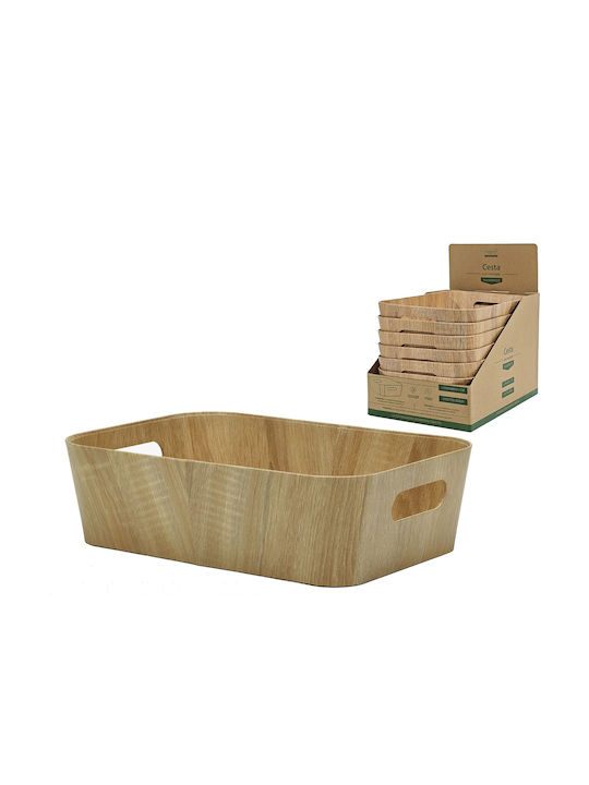 ArteLibre Καλάθι Αποθήκευσης Bamboo 37x26x11cm