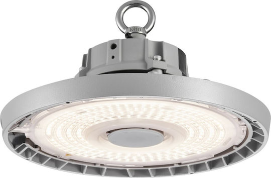 Sylvania Φωτιστικό Καμπάνα 150W Ρυθμιζόμενο Λευκό 19800lm με Ενσωματωμένο LED Γκρι Ø27xΥ11.5cm