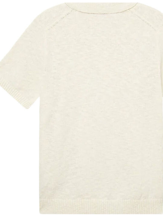 Bluza Tricou Cu Mânecă Scurtă Ivory