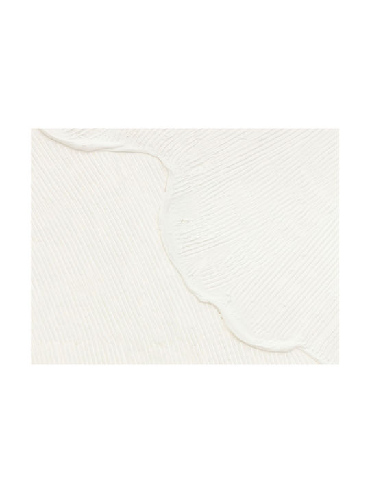 Atmosphera 3D Wanddekoration Handgefertigtes Beigefarbenes Stoffschild 116x3,8x75cm