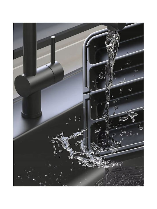 Ruhhy Drawer Dividers Plastic in Black Colour 36.5x44.5x4.5cm