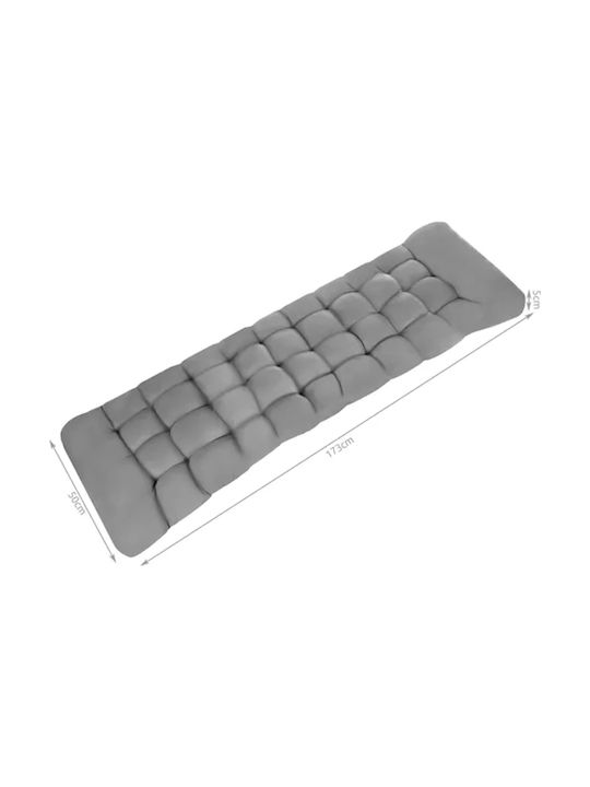 Gardlov Perna Scaunului De Grădină Cu Spătar Gri 50x173cm