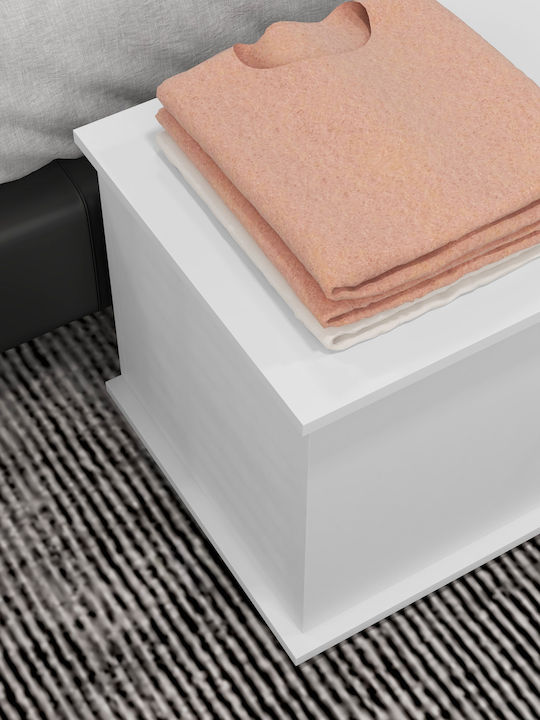 HomCom Outdoor Storage Box White L80xW40xH40cm