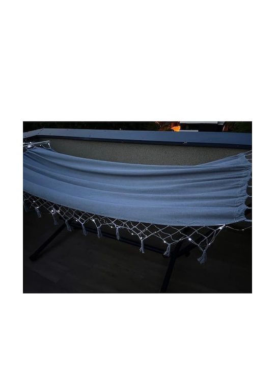 Gardlov Αιώρα Διπλή Υφασμάτινη Γκρι 200x150εκ. Gardlov Αιώρα Διπλή Υφασμάτινη Γκρι 200x150εκ.