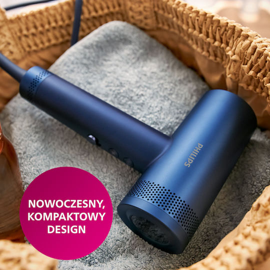 Philips Series 8000 Πιστολάκι Μαλλιών Turbo 1400W Μπλε