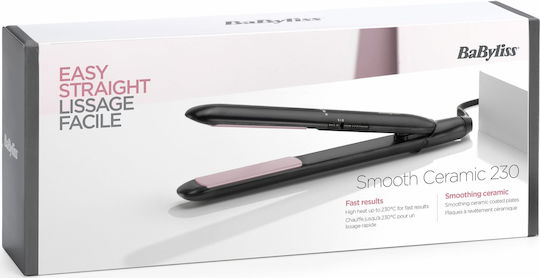 Babyliss Smooth Ceramic ST241E Πρέσα Μαλλιών με Κεραμικές Πλάκες