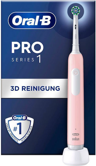 Oral-B Pro Series 1 Electric Toothbrush with Pressure Sensor Pink