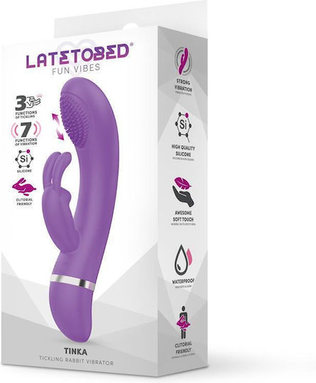 LateToBed Tinka Ticling Rabbit Δονητής Rabbit Μωβ