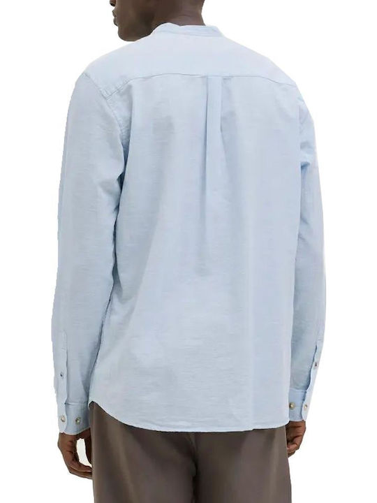 Jack & Jones Мъжка Риза Chambray Светлосин