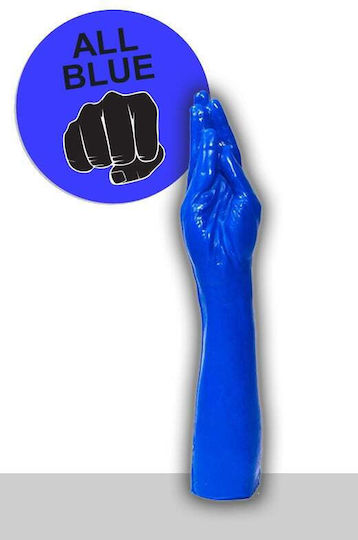 All Black All Blue Arm Dildo Μπλε 39cm