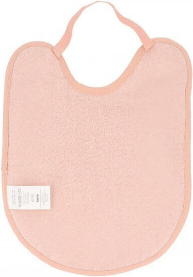 Tutete Waterproof Bib from 100% Cotton Pink for 6 m+