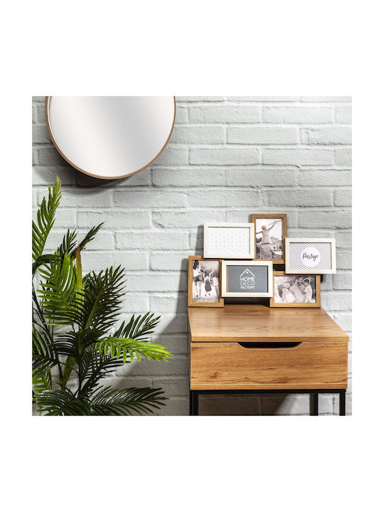 The Home Deco Factory Wooden Photo Frame with Beige Frame