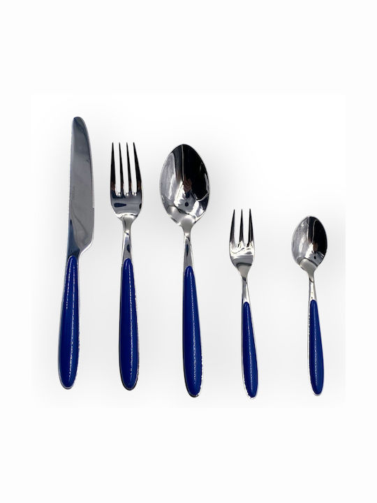 Cutlery Set Stainless Blue 30pcs