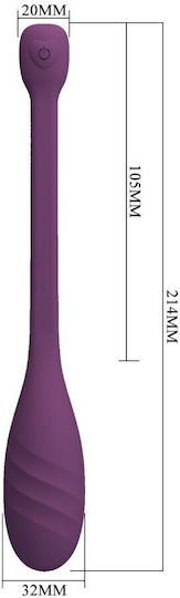 Pretty Love Leviathan Vibrator with Remote Control Purple
