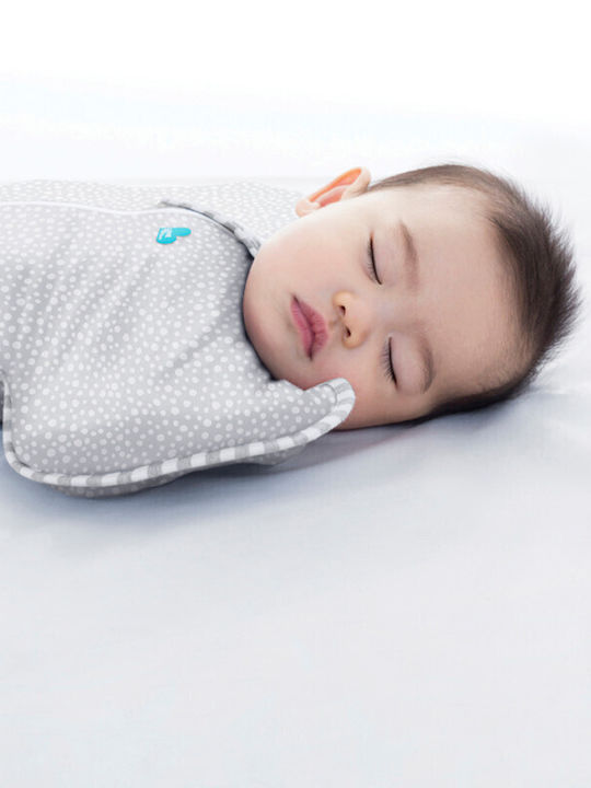 Love to Dream Ανοιξιάτικος Υπνόσακος Swaddle Up 1 tog Grey Dot
