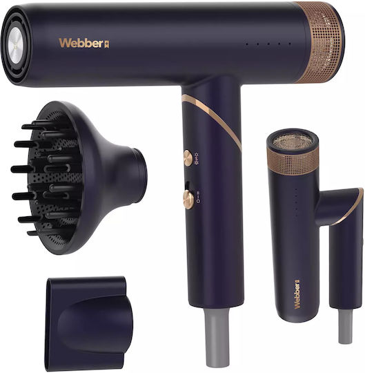 Webber Naturals Stella Hd1998 Hair Dryer with Diffuser 2000W