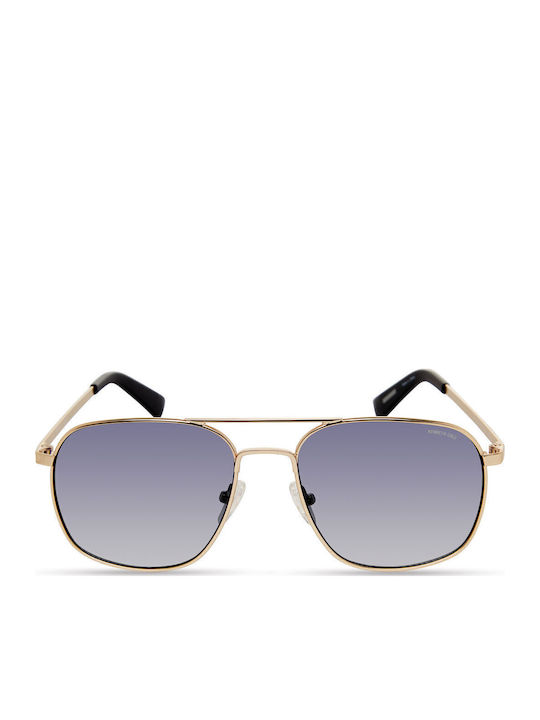 Kenneth Cole Unisex Γυαλιά Ηλίου με Χρυσό Μεταλλικό Σκελετό και Μπλε Ντεγκραντέ Φακό