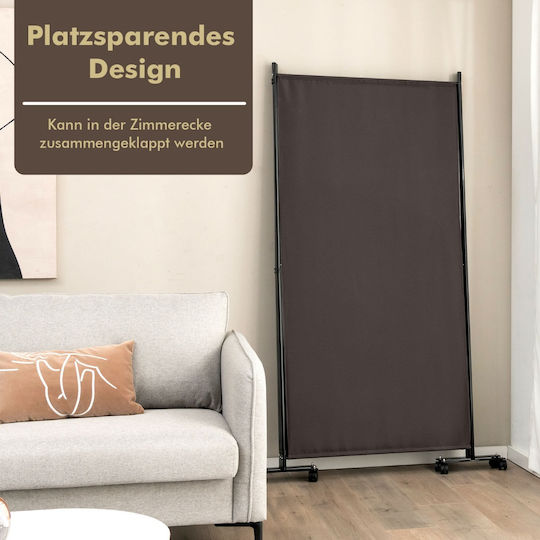 Costway Διακοσμητικό Παραβάν Μεταλλικό 262x180cm