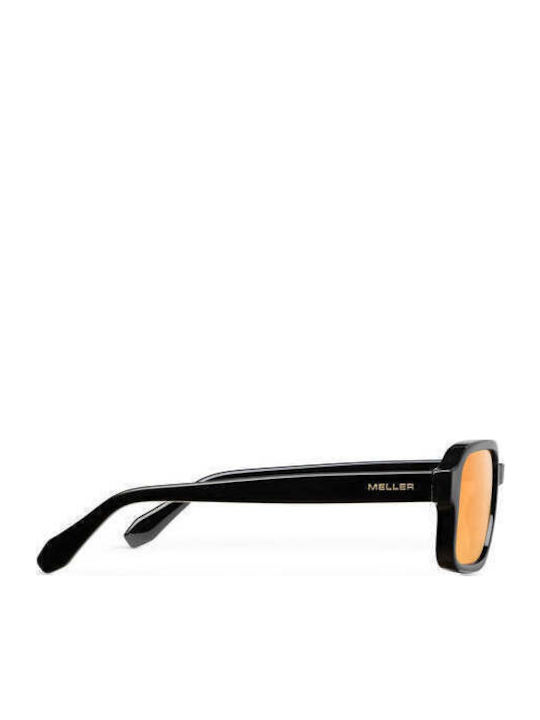 Meller Lebo Unisex Ochelari De Soare Cu Ramă Neagră Din Plastic Și Lentile Portocalii LB-TUTORANGE