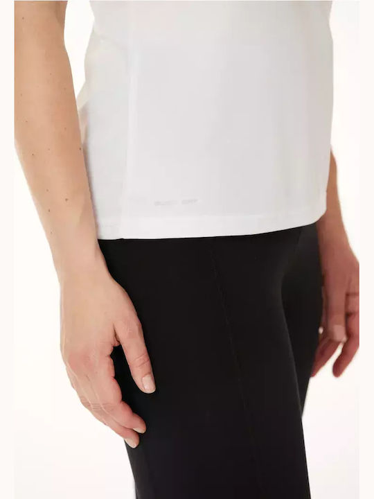 Damen Sportlich T-Shirt Schnell trocknend Weiß