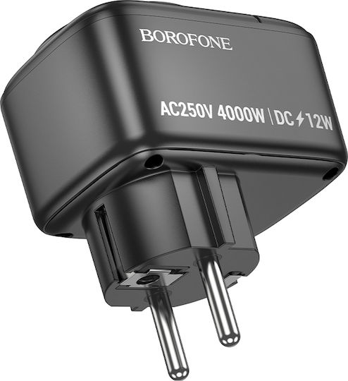 Borofone Un Singur Soclu Cu 2 USB-A Și USB-C