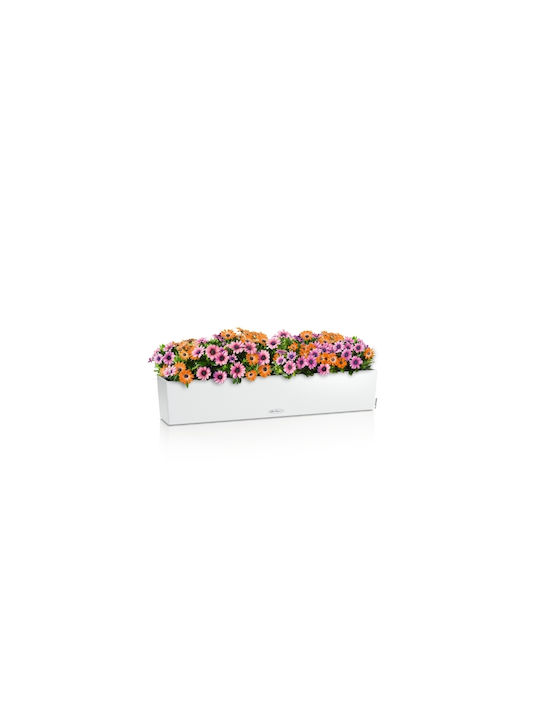 Lechuza Selbstbewässernd Blumenkasten Kunststoff White 100x19x19cm.