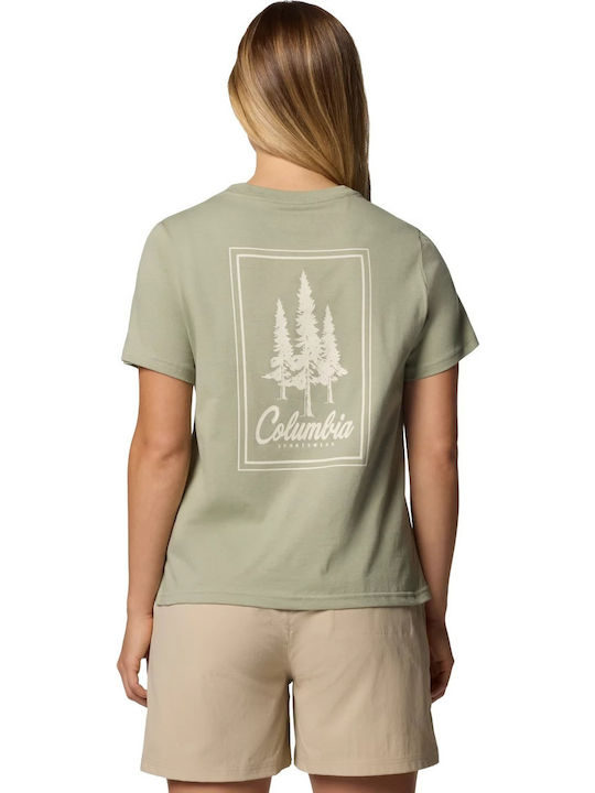 Bend Women's T-shirt Hiking Khaki