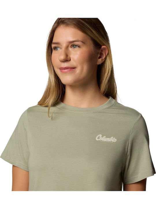 Bend Women's T-shirt Hiking Khaki