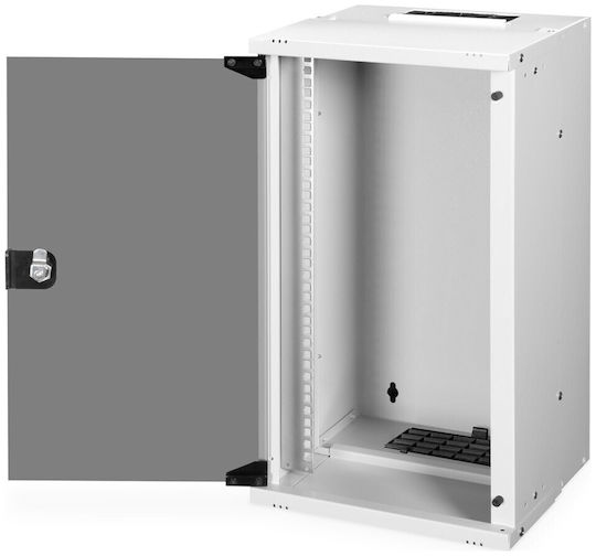 Digitus Wall Mounted Rack Cabinet 12U 59.5x31.5x30cm Gray DN-49104
