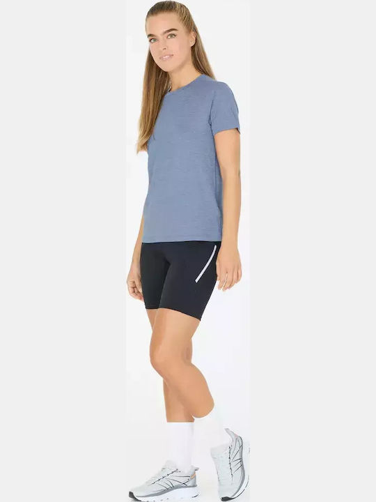 Damen T-Shirt Schnell trocknend Hellblau
