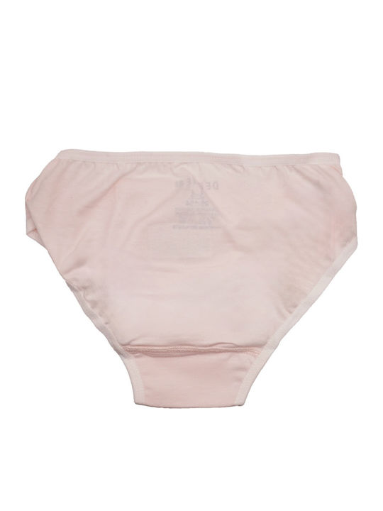 Defne Baby Pink Happy Bear Kids' Brief Pink