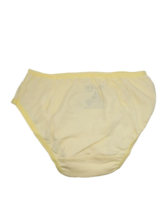 Defne Baby We Love Rabbit In Yellow Kids' Brief Yellow